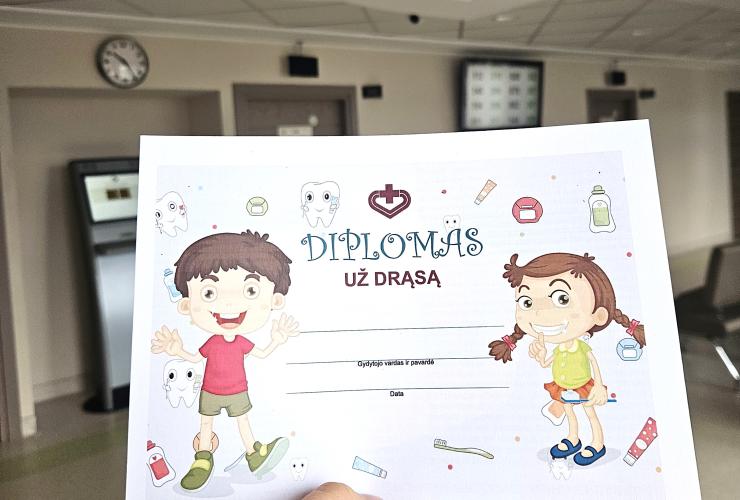 Diplomas už Drąsą