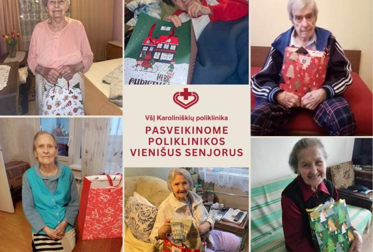 Pasveikinome vienišus mūsų įstaigos Senjorus