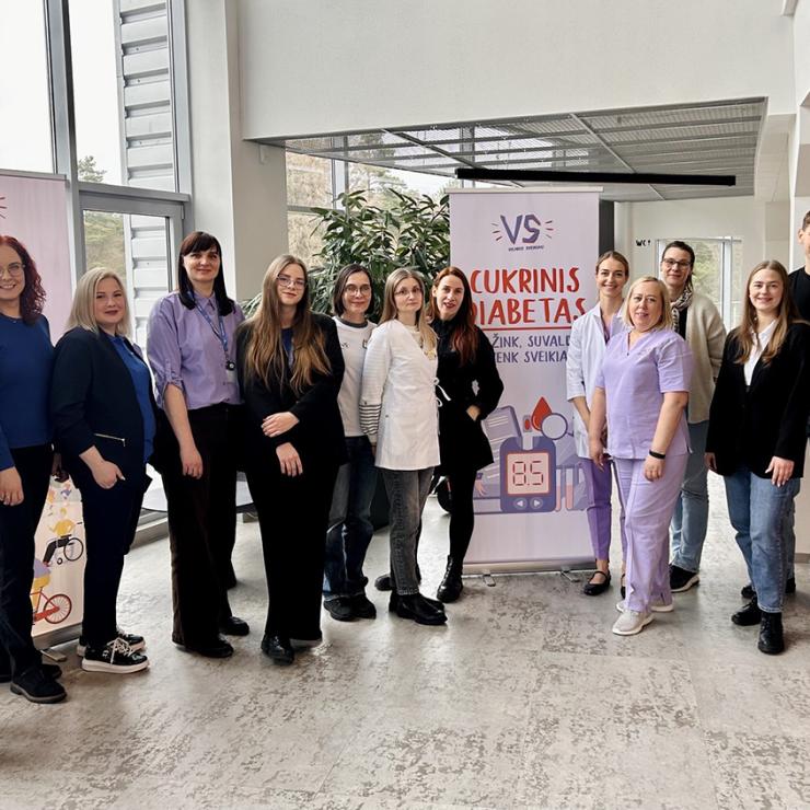 Cukrinio diabeto dienos minėjimas – mūsų komandos dalyvavimas