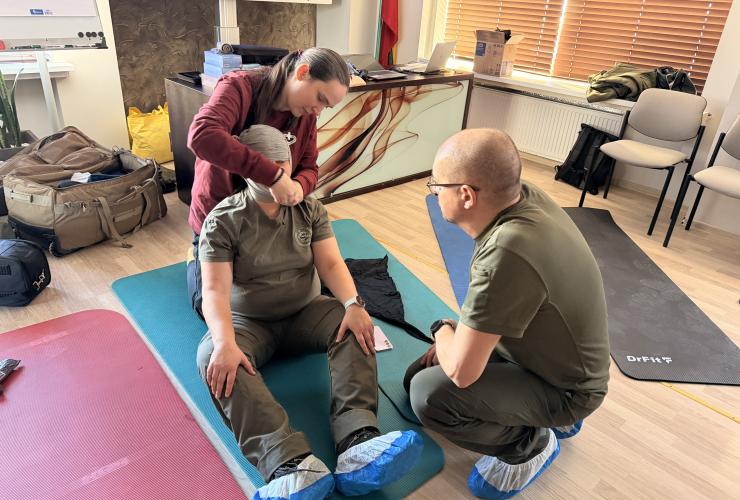 Praktiniai karo medicinos mokymai