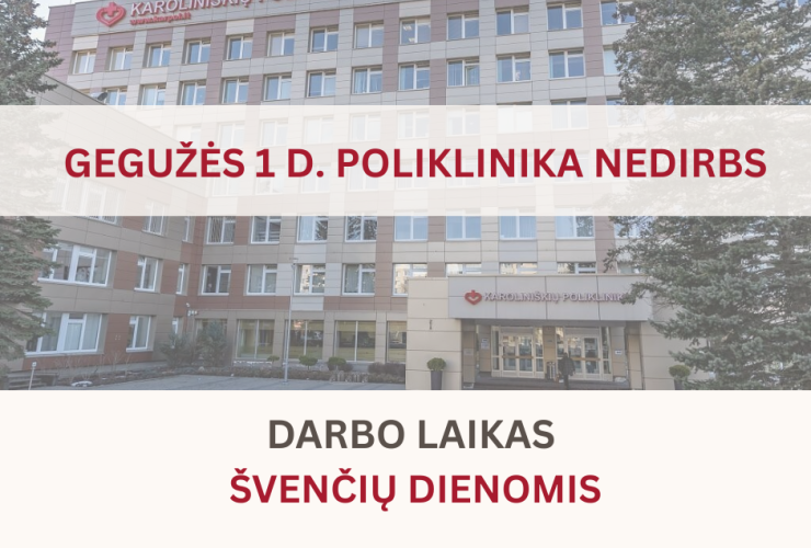 Darbo laikas gegužės 1 d. 