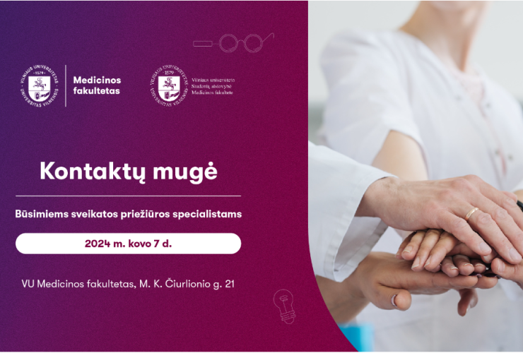 Dalyvausime "VU Medicinos fakulteto Kontaktų mugėje"