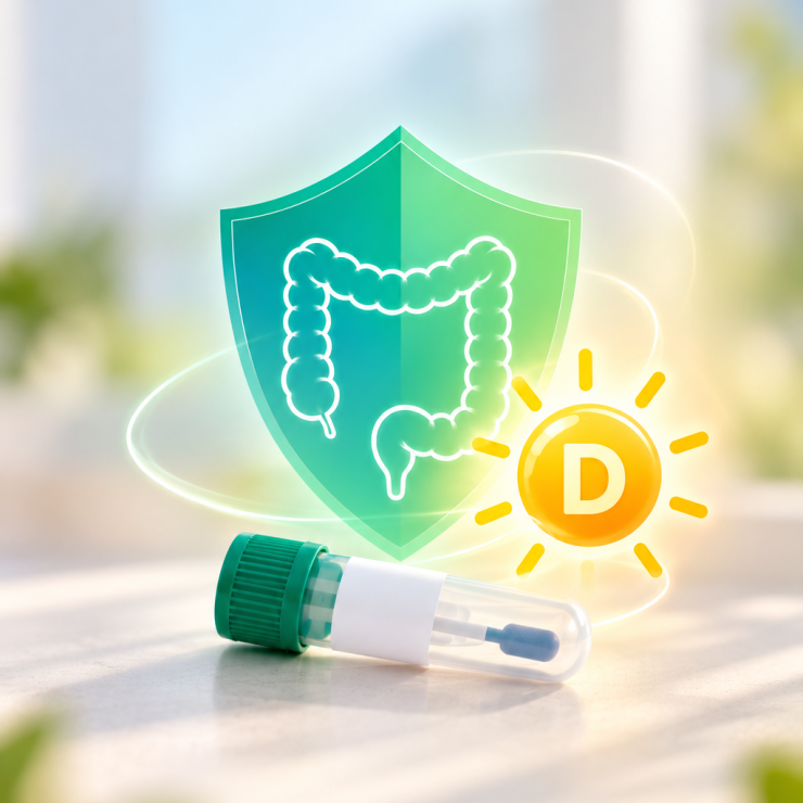 Pasitikrinkite dėl storosios žarnos vėžio ir gaukite nemokamą vitamino D tyrimą!